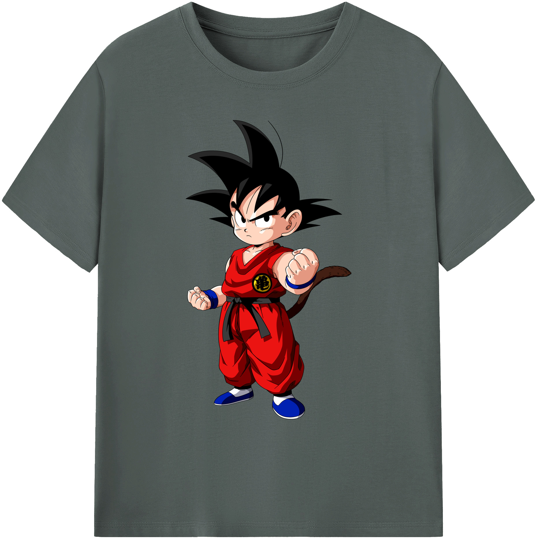 （画像用） ドラゴンボール 孫悟空（そん ごくう）Son Goku カカロット DRAGON BALL Kakarotto 綿100％ メンズ半袖Tシャツ｜肌触りやわらか＆通気性